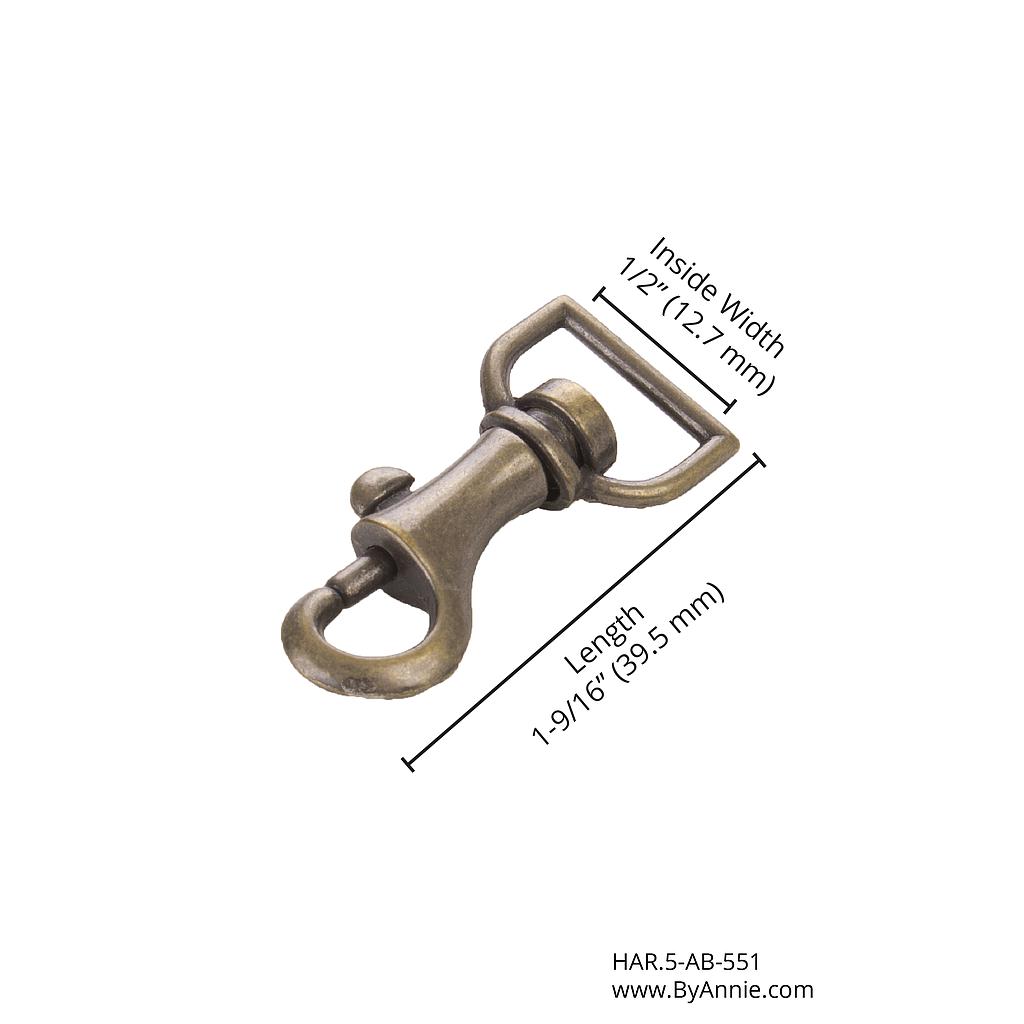 Hardware - Swivel Hook - 1 - Various Finshes