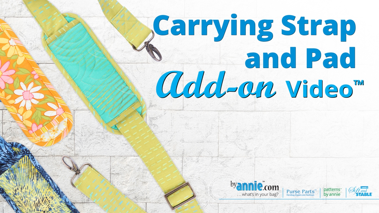 FREE Make a Carrying Strap and Pad | Pattern & Videos